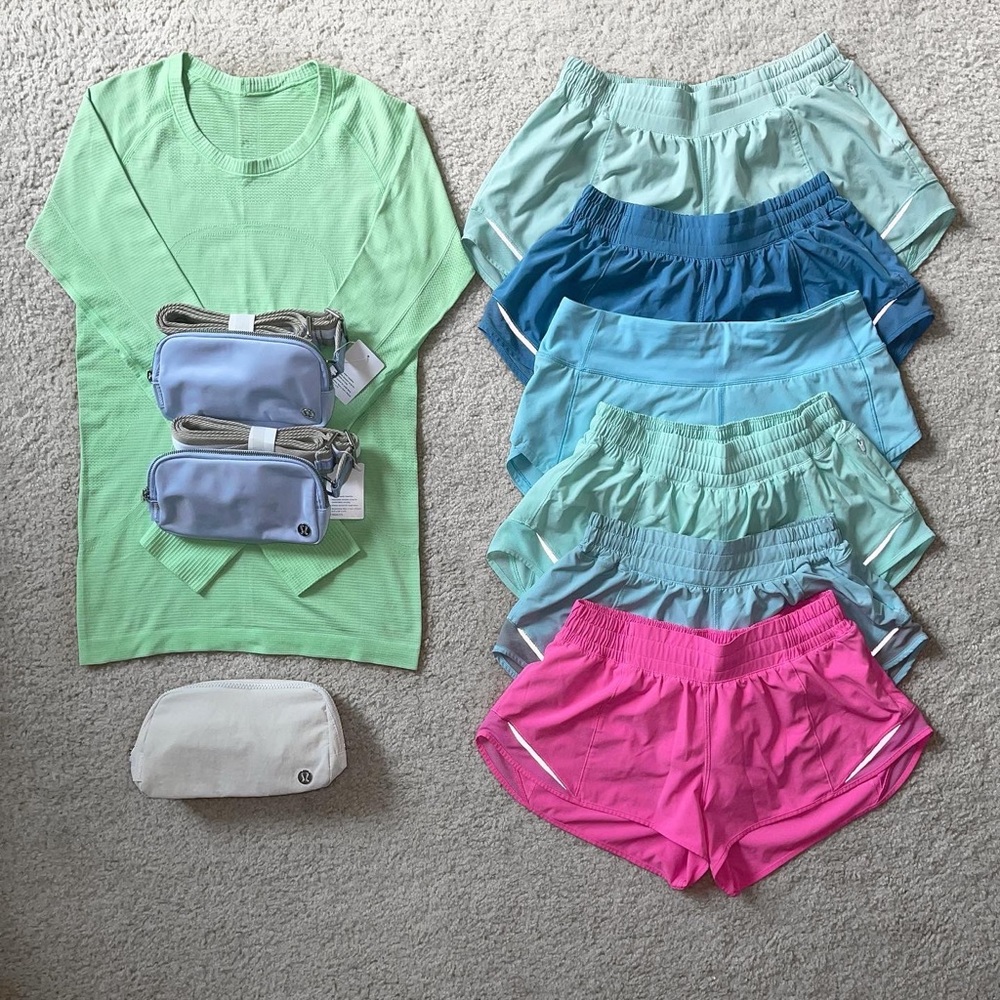 Lululemon Hotty Hot Short Speed Up Short Swiftly Tech Everywhere Belt Bag